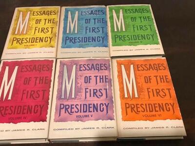 Messages Of The First Presidency Set