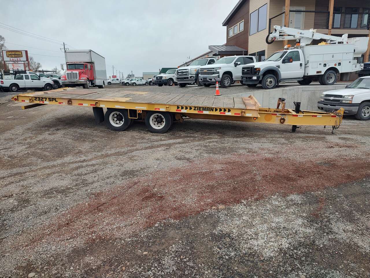 2006 Zieman 40,000GVW Tilt Deck Equipment Trailer