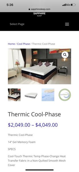 cool phase mattress