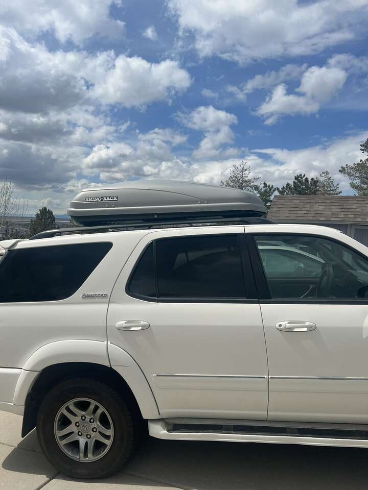 Rhino-Rack® Zenith Master-Fit Roof Cargo Box (Silver)