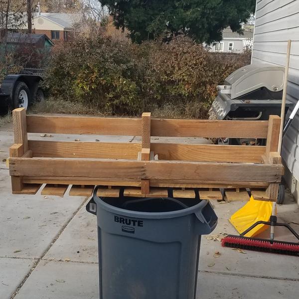 Rustic Country Style Wine/Liquor and Glass Rack