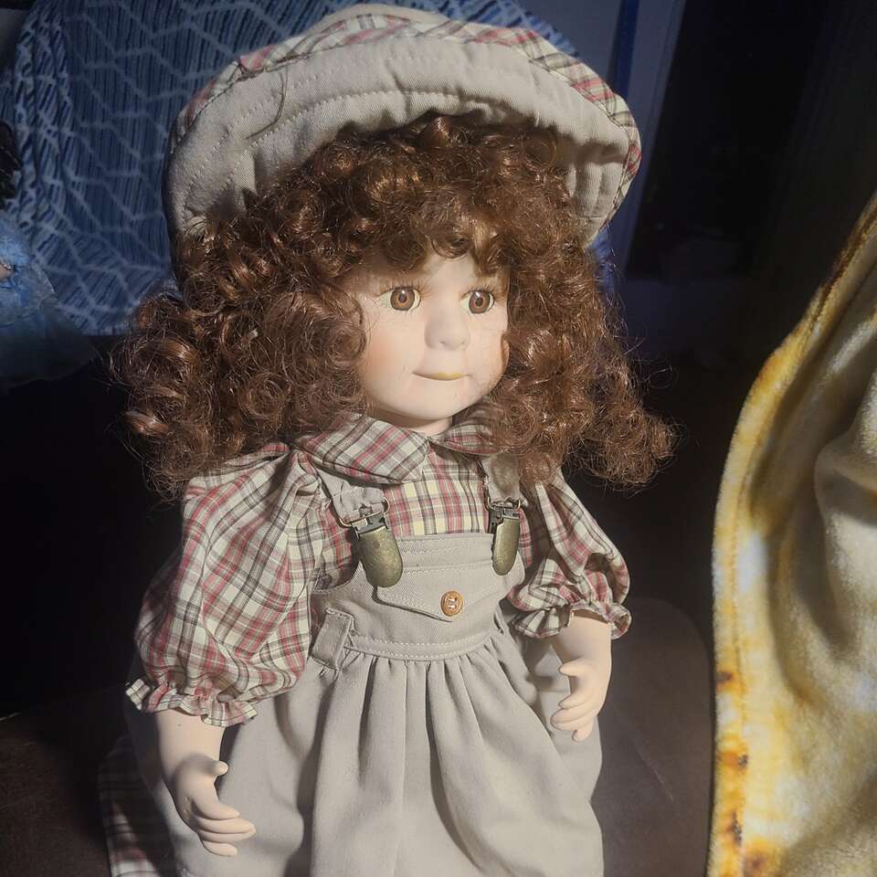 Porcelain Doll 17 inch