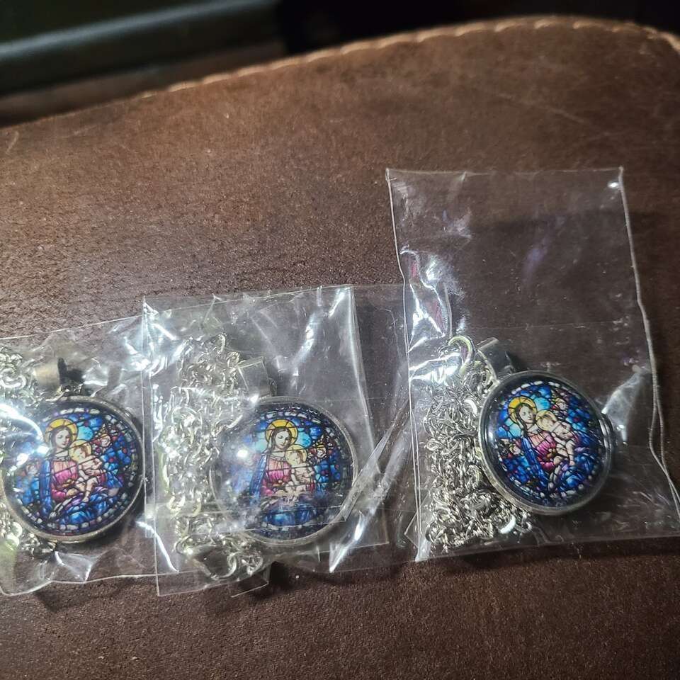 Virgin Mary & Child, $5 ea, $10 All cash only  #2