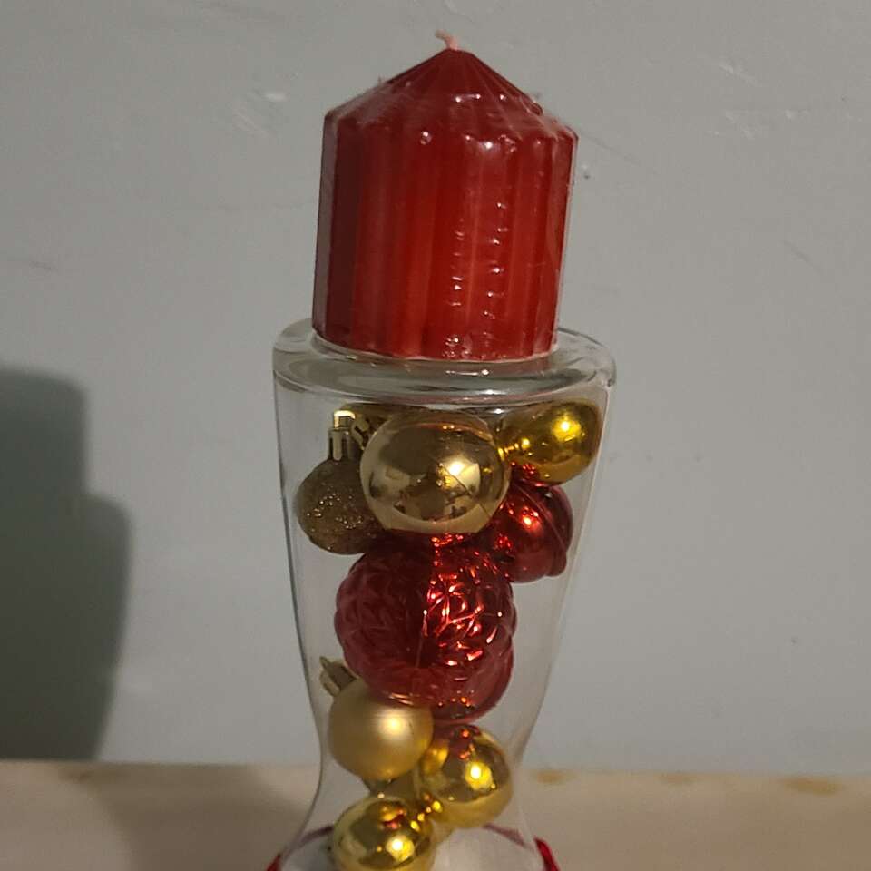 #7 Vase Candle Holder 11 tall