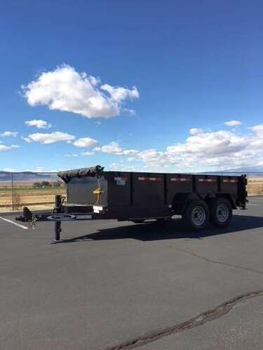 Brand New Deluxe 14,000 GVWR 14 ft Dump trailer