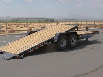 15,000 GVWR New 2023 Deluxe 22' tilt deck Trailer