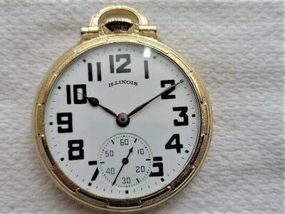 I’m Selling a Nice Vintage 16 Size, 19 Jewel Illinois Bunn Pocket Watch