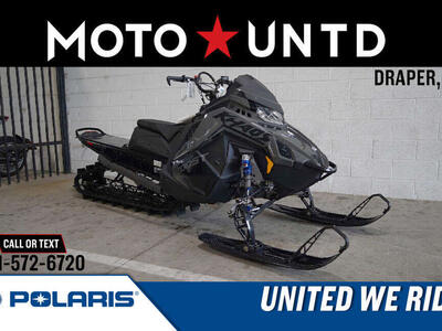 2025 Polaris® Boost RMK KHAOS 155 Shadow Gray / Gloss Black