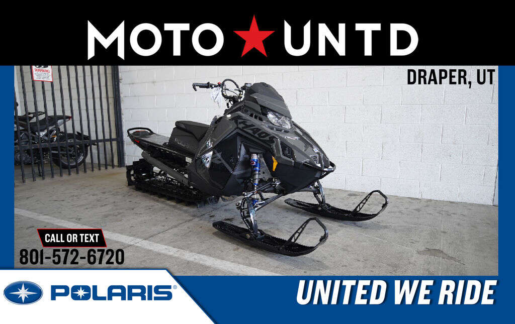 2025 Polaris® 9R RMK KHAOS 155 Shadow Gray / Gloss Black