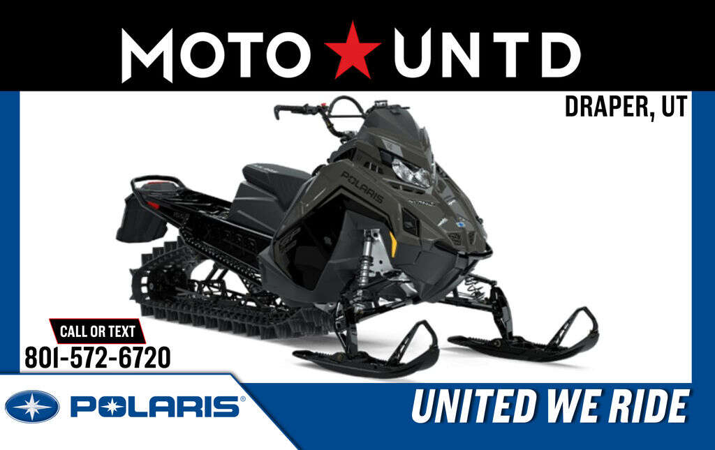 2025 Polaris® 650 RMK SP 155 Shadow Gray / Gloss Black