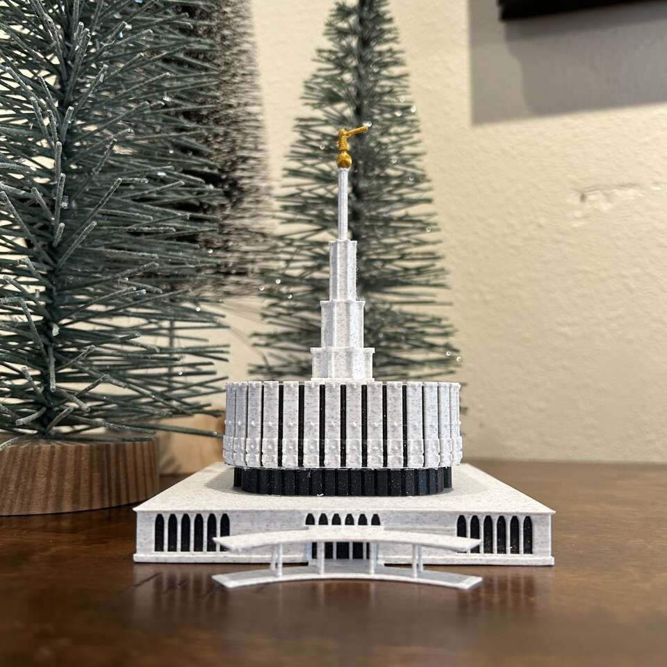 Provo Temple 3D Printed Model (Multi… Furniture