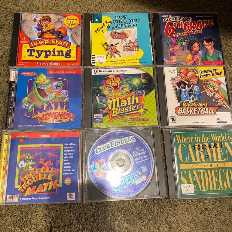 Educational CDs For Older Computer