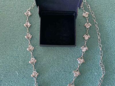 Faux Diamond Necklaces - New In Box