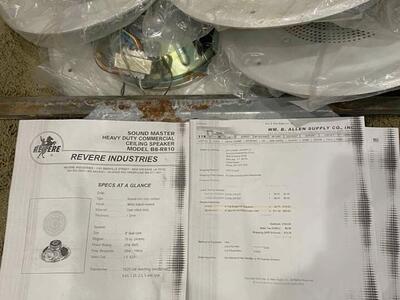 Revere Sound Master Heavy Duty Speakers