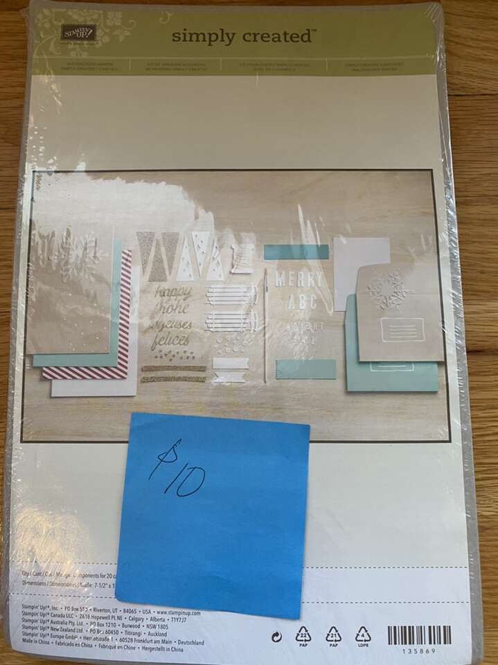 Stampin Up Kits-Cards, Banner, Table Setting