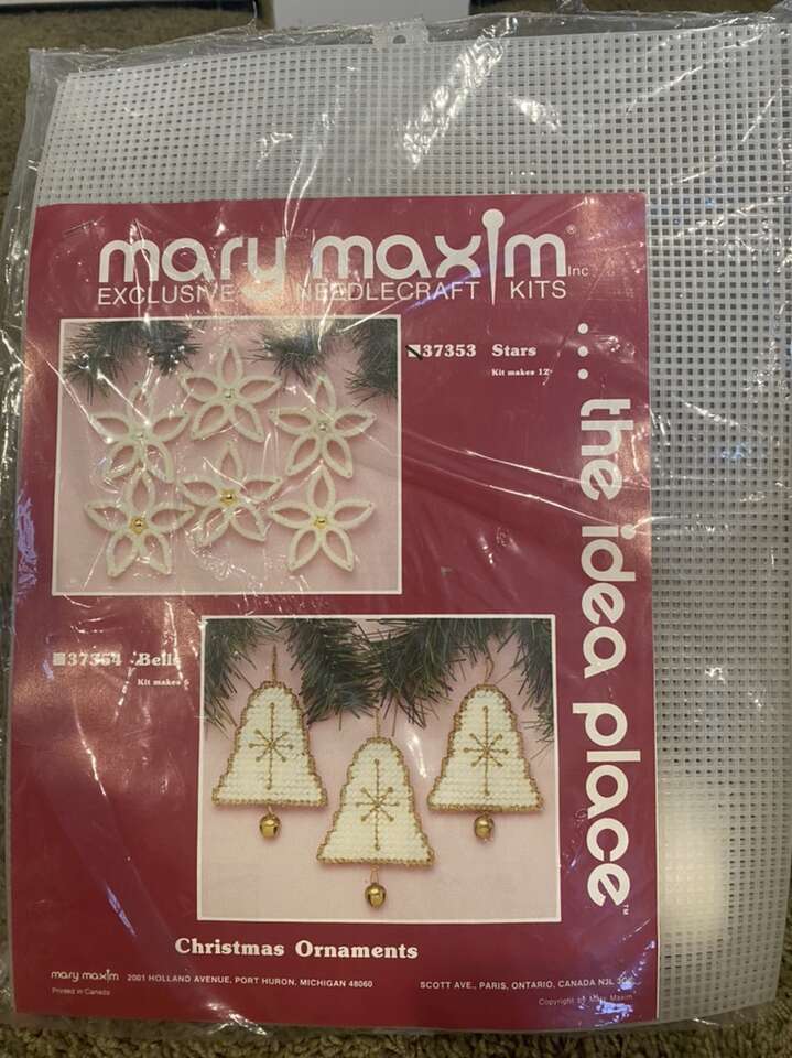 Mary Maxim Needle Craft Kit, 37353 Stars