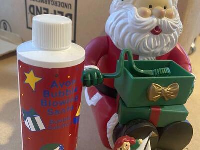 Santa Bubble Blower From Avon