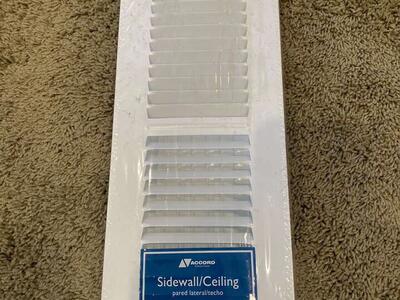 Accord Two Way 14 X 4 Side Wall Or Ceiling Registe