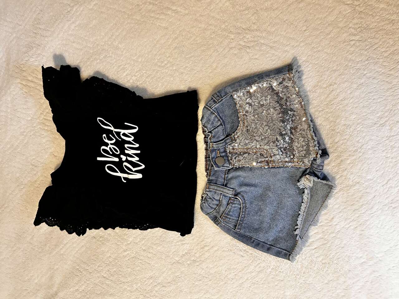 Shorts and blouse set