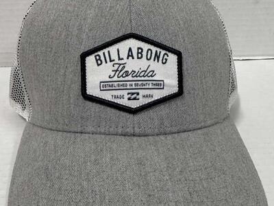 Billabong Snapback Trucker Hat White Logo