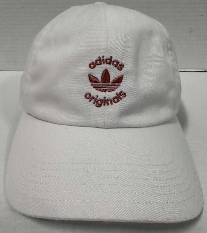 Adidas White & Rose Gold Adjustable Hat