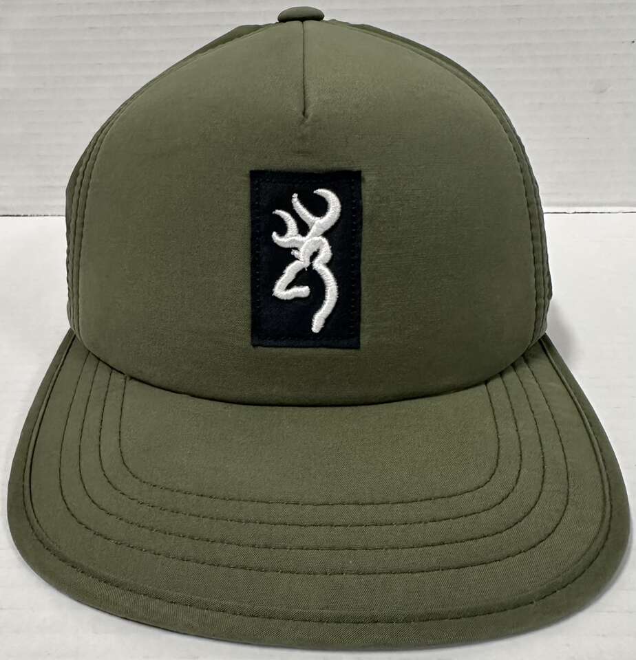 Army Green Browning Adjustable Strapback Hat