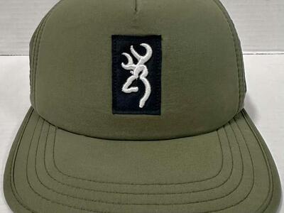 Army Green Browning Adjustable Strapback Hat