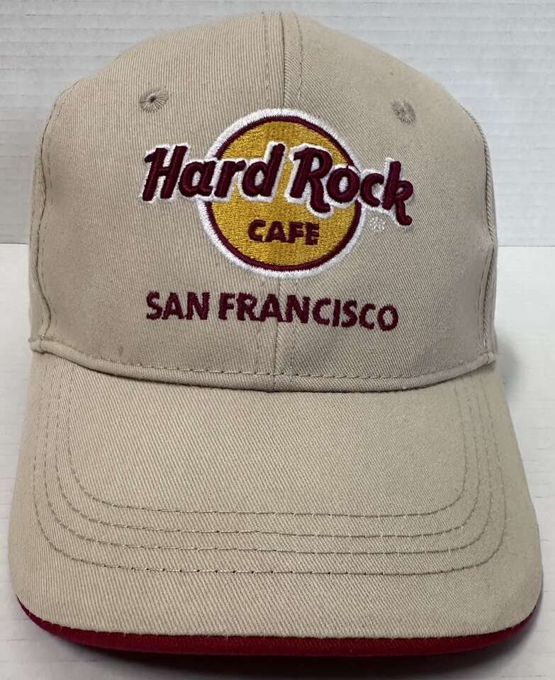 Hard Rock Cafe San Francisco Khaki Adjustable Hat