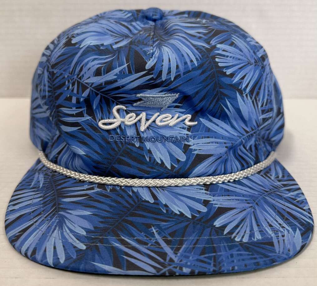 Seven Desert Mountain Golf Leather Strapback