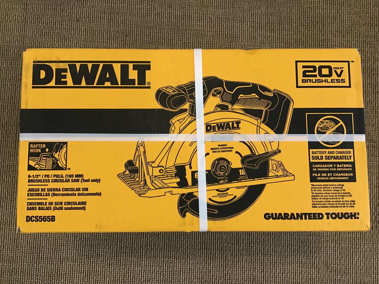 DeWalt 20 Volt Max Cordless Brushless Circular Saw