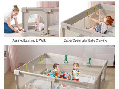 Playpen With 2 Sided Mat