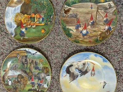 Secrets Of The Gnomes Collector Plates