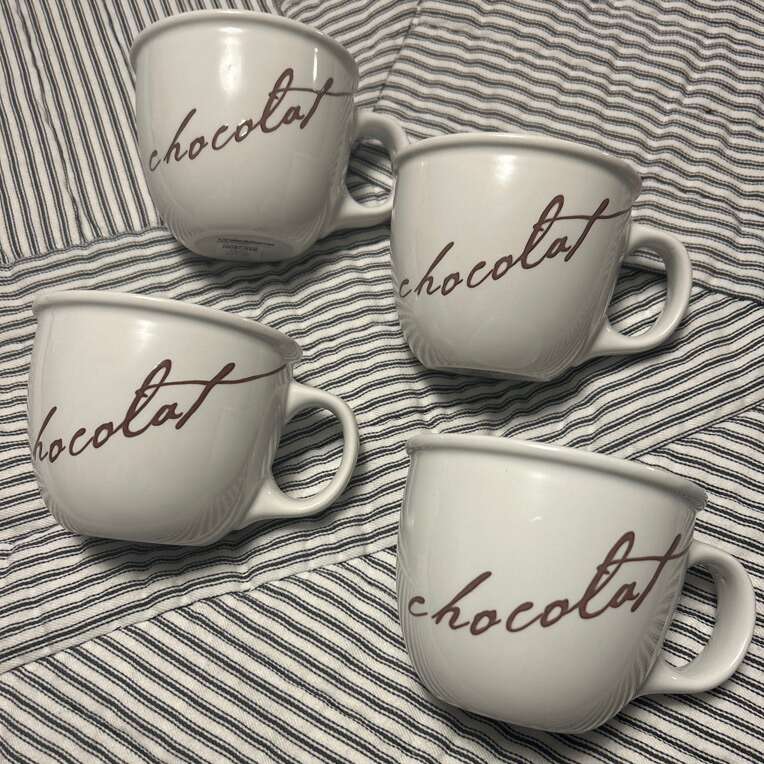 Chocolat Mugs from Crate&Barrel