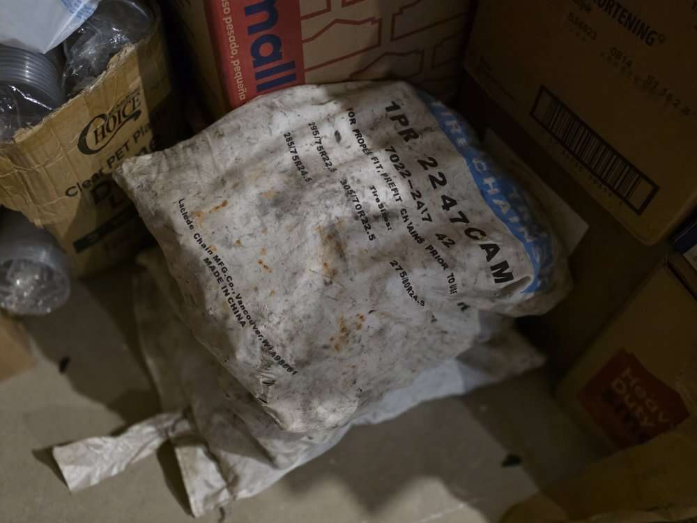 semi tire chains - singles