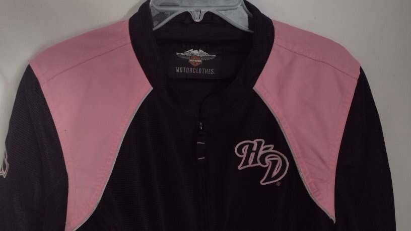 Harley Davidson Womens Petite L Pink Jacket Pads