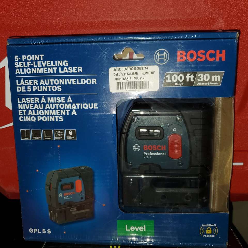 BOSCH 100FT 5-POINT SELF-LEVELING ALIGNMENT LASER