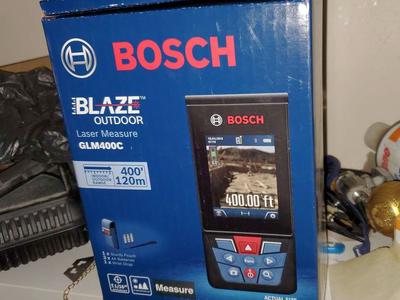 BOSCH 400FT BLAZE OUTDOOR LASER MEASURE
