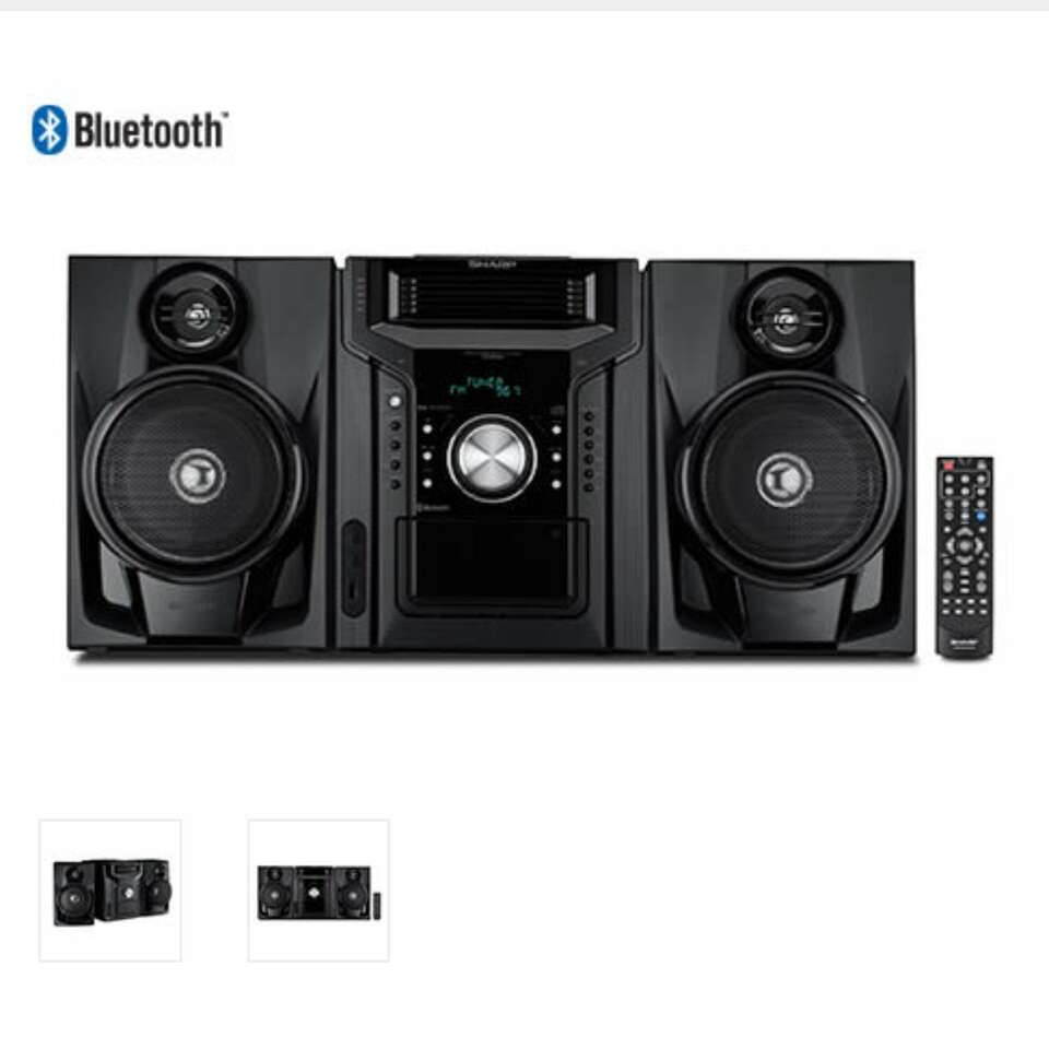 SHARP 5-DISC MINI SHELF SPEAKER SYSTEM (BLUETOOTH