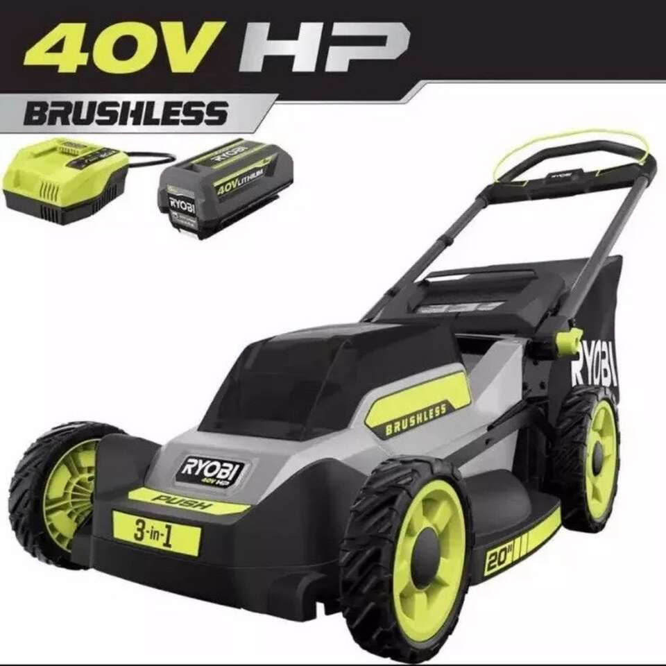 RYOBI HD 40V SELF-PROPELLED LAWNMOWER KIT