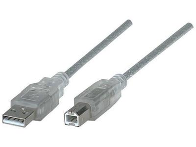 USB 2.0 Printer Cable Type A Male to Type B Male 5FT