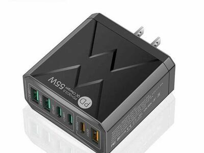 Brand New 6-in-1 USB Wall Fast Charger For iPhone or Android Phones