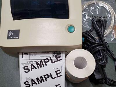 Price drop for weekend only! ZEBRA LP2844. Shipping Label Printer. Full package!