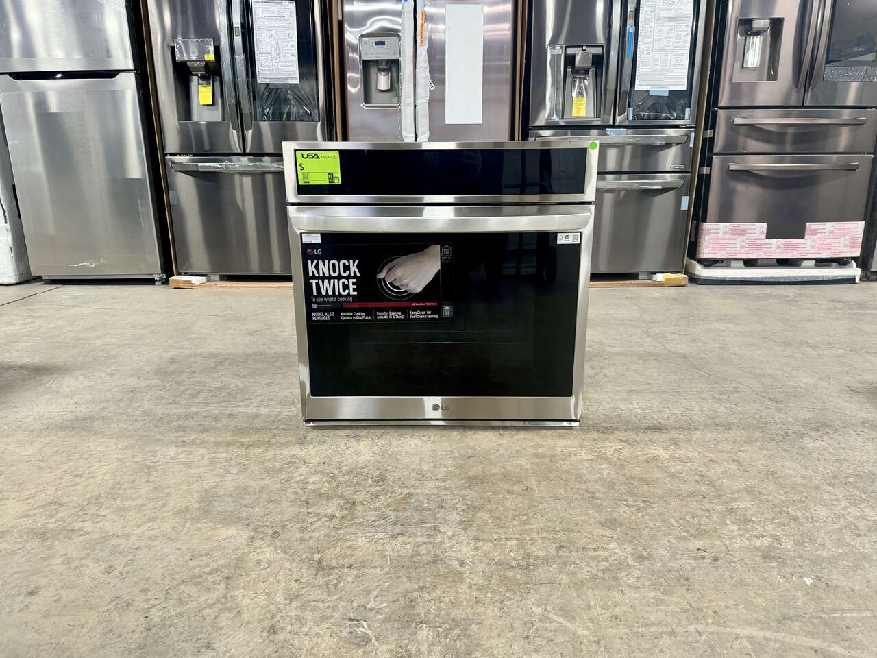 LG SINGLE ELECTRIC WALL OVEN WITH CONVECTION