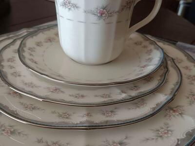 60 Piece Norita Traviata Dinner Plates