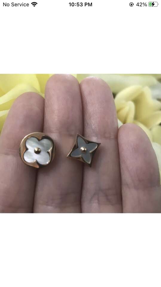 $2468 Authentic Louis Vuitton Earrings !!