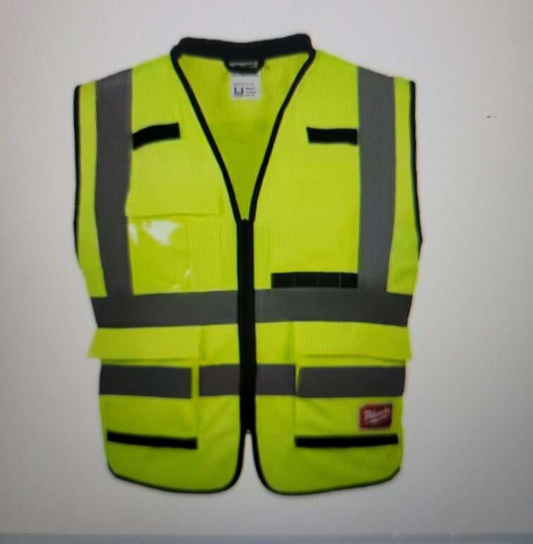 Milwaukee Safety VEST 15 POCKETS HIGH visibility