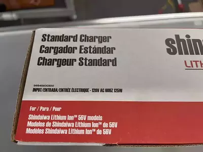 Shindaiwa Battery Charger 56V Lithium Ion Models 120V AC 60HZ NEW IN BOX