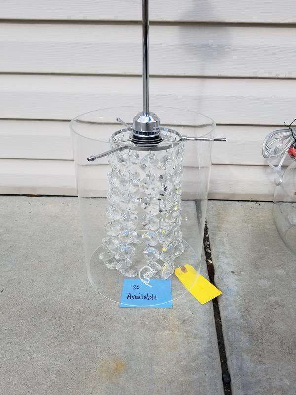 NEW CHROME CRYSTAL CHANDELIER LIGHT