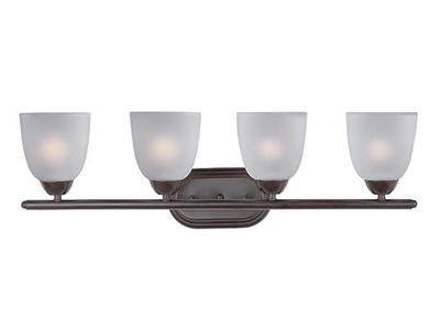 NEW 4 LIGHT RUBBED OIL VANITY LIGHT