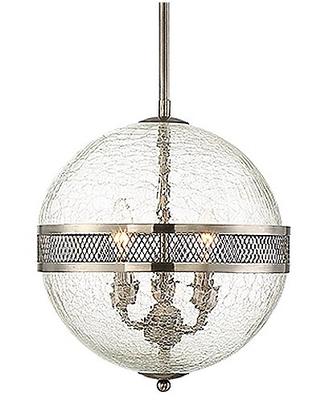 NEW SAVOY HOUSE STIRLING 3 LIGHT CHANDELIER (RETAILS: $430)